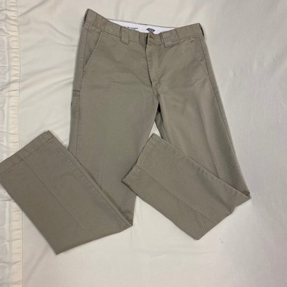 Dickies Other - Dickies Skinny Straight Khaki Pants Boys Size 20